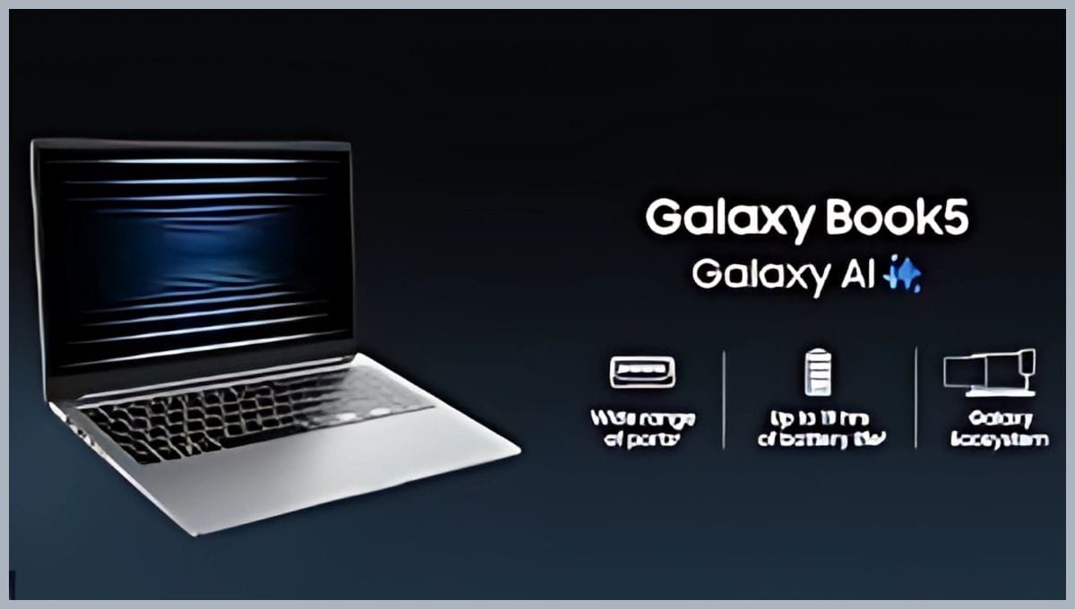 Samsung Galaxy Book 5 भारत में लॉन्च | टचस्क्रीन और पावरफुल प्रोसेसर के साथ कीमत