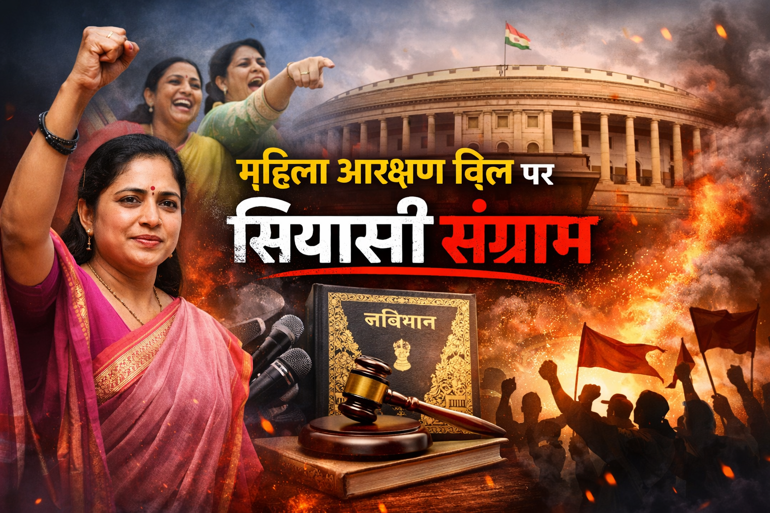 महिला आरक्षण बिल पर सियासी संग्राम