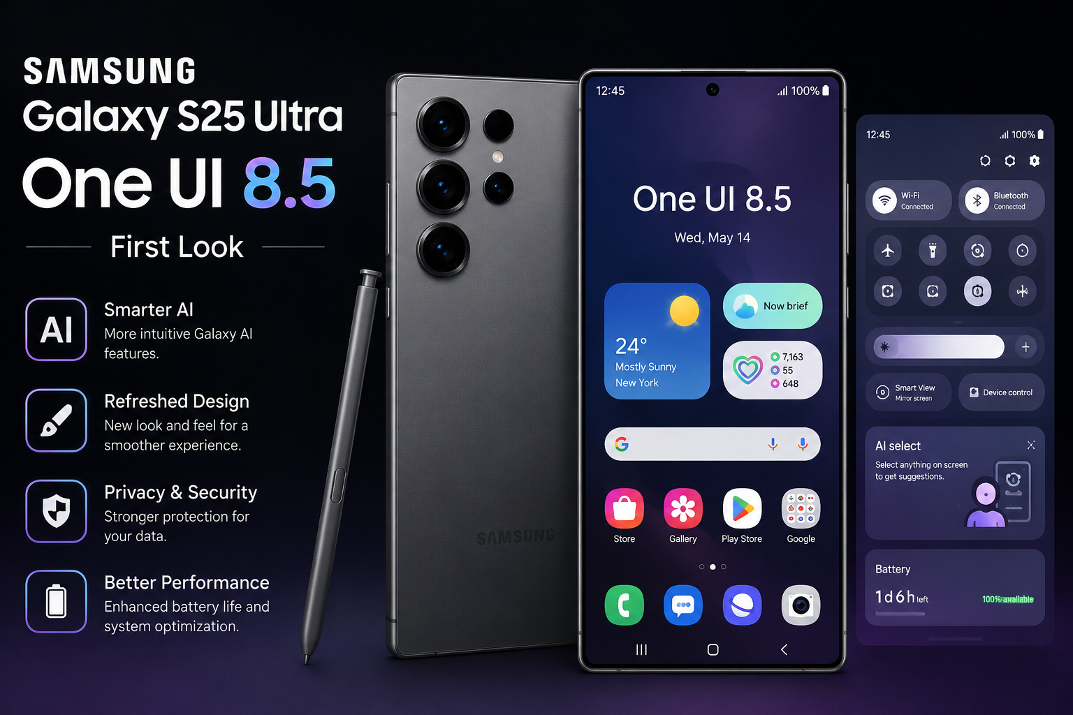 Samsung Galaxy S25 Ultra One UI 8.5