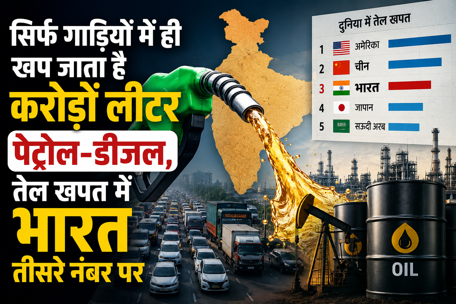 भारत तेल खपत