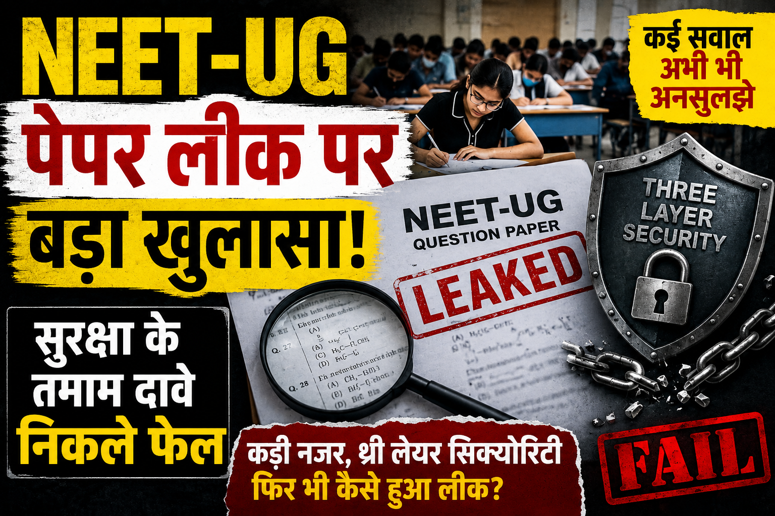 NEET-UG पेपर लीक